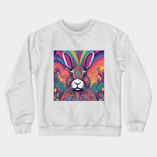 A Celebration Bunny of Spring Crewneck Sweatshirt by BencDesignStudio